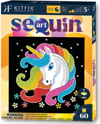 Immagine prodotto di Kitfix unicorno artistico in paillettes - Unicorno 5+