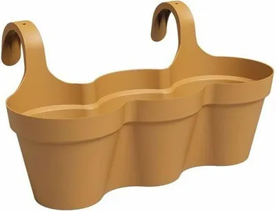 Produktbild von artevasi© CAPRI TRIPLE Balkonkasten Goldcurry 54 cm zum Einhängen - Kunststoff
