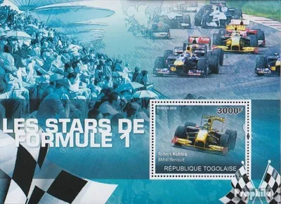 Produktbild von Briefmarken Togo 2010 Mi Block541 (kompl.Ausg.) postfrisch Autorennsport
