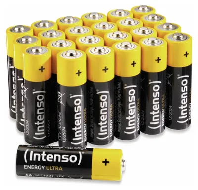 Obrázek produktu pro Intenso 7501824, Baterie na jedno použití, AA, Alkalický, 1,5 V, 24 kusů, 2600 mAh