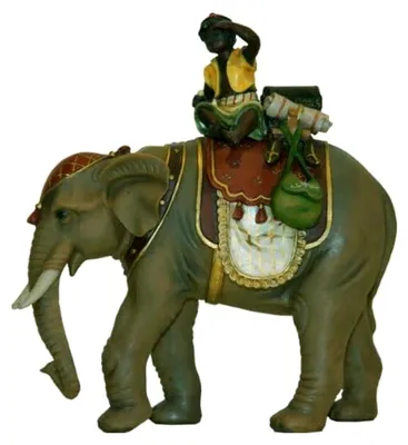 Produktbild von Elefant mit , geeignet für 12 cm Figuren