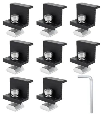 Solarpanel-Halterungen, 8 Stück, Aluminium, 30 mm, für Dach & Camping