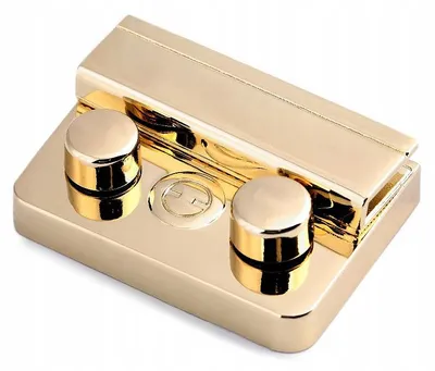 Produktbild von Stoklasa Metall-Schnappverschluss golden 32 x 46 mm