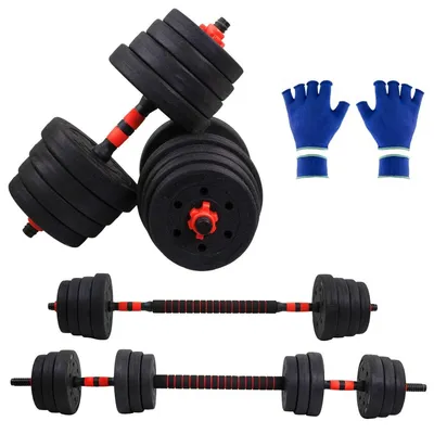 Immagine prodotto di Coppia di manubri Maxifit regolabili da 30 kg (51-135 cm) con accessori