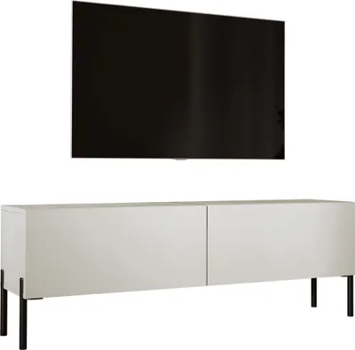 Produktbild von TV-SCHRANK : Kaschmir mit Beinen in Schwarz, 140 x 52 x 32 cm