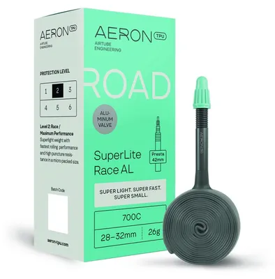 Produktbild von Luftreifen aus TPU für Rennräder, 700c, ultraleicht - Rennradventil 42mm - Aeron TPU