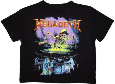 Obrázek produktu pro Megadeth - Krátký top "Contaminated" pro ženy RO12591 (S) (Black)