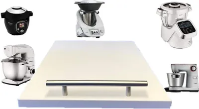 Produktbild von Handgefertigtes Gleitbrett aus Teflon für TM6 Küchenmaschine, leicht zu reinigen