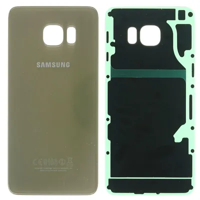 Produktbild von Samsung Galaxy S6 Edge+ (Plus) (SM-G928F) Backcover + Kameraglas + Kleber, Gold