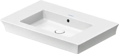 Produktbild von Möbelwaschtisch WHITE TULIP m ÜL m HLB ohne Hahnloch 750x490mm weiß 750 x 490 mm weiß