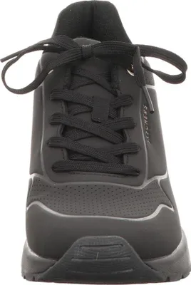 Image de Skechers Damen Chaussures à lacets Sportives Semelle en caoutchouc noir