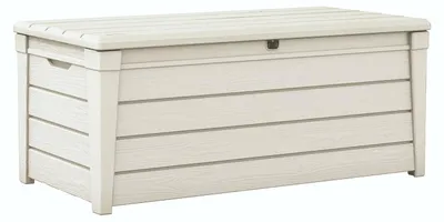 Immagine prodotto di Baule da Esterno Keter Brightwood 145x69,7x60,3 cm in Resina Bianco