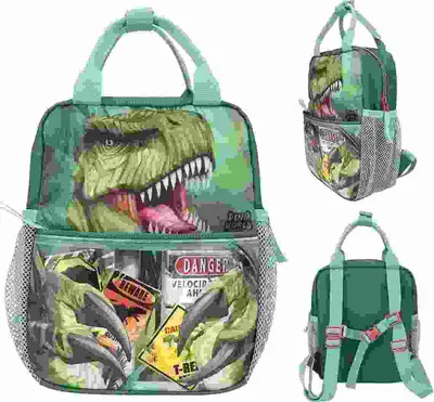 Produktbild von Rucksack Dino World DANGER 11x20x28cm, Material: 100% Polyester