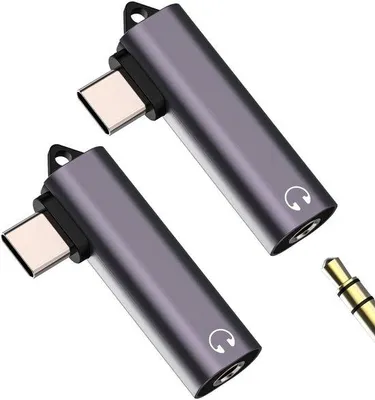 Obrázek produktu pro Adaptér pro sluchátka USB-C na 3,5 mm, balení 2 kusy