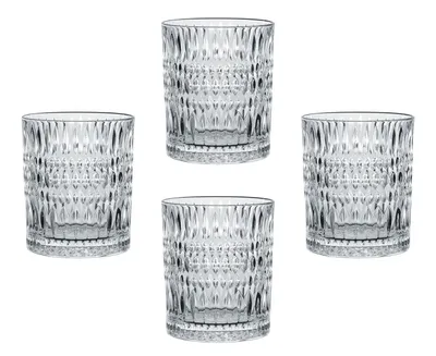 Obrázek produktu pro Nachtmann Ethno Tumbler Set, Koktejlová sklenice, 304 ml, Sklo, Průhledná, 4 kusů, 73 mm