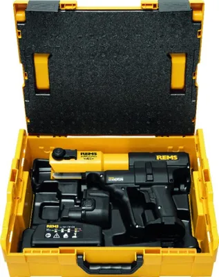 Immagine prodotto di REMS Pressa Akku-Press ACC Li-Ion No. 571019 in valigia L-Boxx Pressa radiale