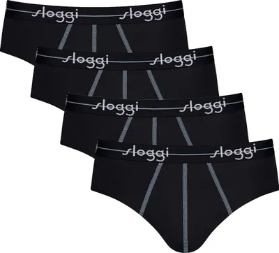 Produktbild von sloggi 4er Pack Start Midi Slip / Unterhose Moderne Midi Slips aus weicher Baumwolle, Bequemer Bund für hohen Tragekomfort, Elastisches Material für optimale Bewegungsfreiheit