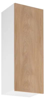 Produktbild von Hoher Küchenoberschrank SALERNO – Breite 40 cm, weiß/Eiche