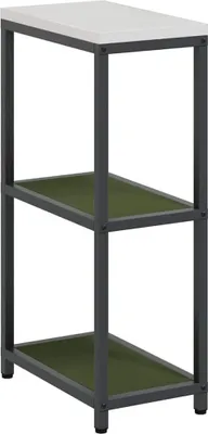 Image de vidaXL Rangement de cuisine HATTEM Vert olive 30 x 50 x 92 cm Acier