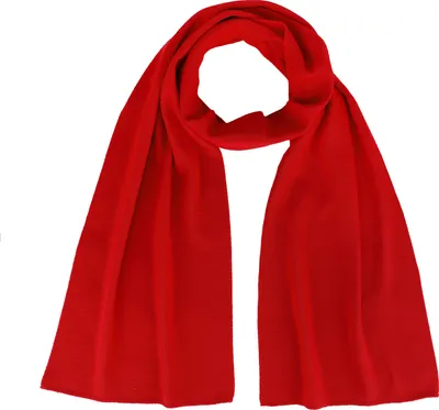 Produktbild von modAS Uni Schal Feinstrickschal aus 100% Wolle (Wolle) - Wollschal Damen Herren Schal aus Wolle Warm Weich in Rot