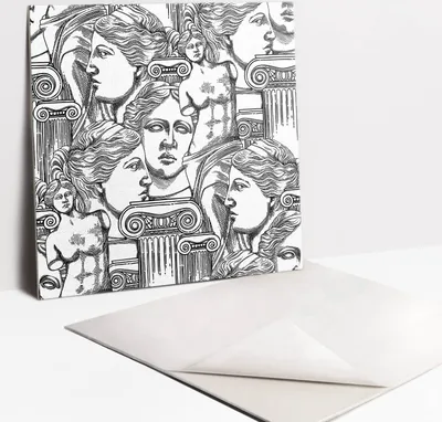 Produktbild von Fliesenaufkleber Set - 9 Stück Selbstklebende PVC Fliesen-Designs - Für Bad und Küche 30 x 30 - Altes Thema