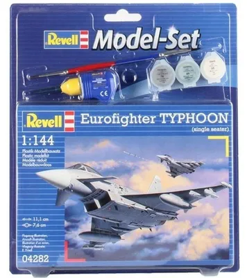 Zdjęcie produktu dla Revell Eurofighter Typhoon, Model samolotu stałopłatowego, Zestaw montażowy, 1:144, Eurofighter Typhoon, Plastik, Średnio-zaawansowany