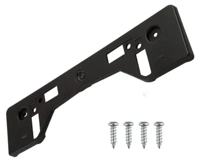 Immagine prodotto di Portatarga anteriore universale Solidchoice, compatibile con Toyota RAV4 dal 2019 al 2021, in ABS, colore nero. Include viti. Portanumero