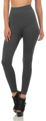 Produktbild von Damen Leggings Hochbund Bauchweg Mieder Miederhose; Grafit S/M