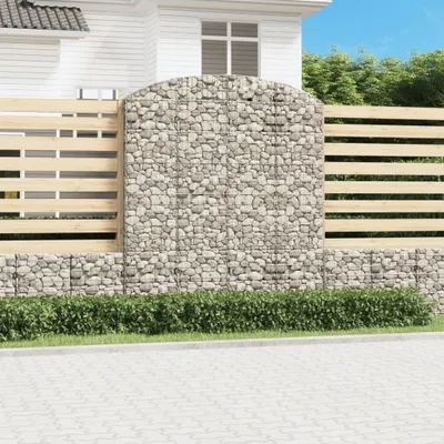 Immagine prodotto di VidaXL Gabbioni a volta 200x50x220/240 cm in ferro zincato