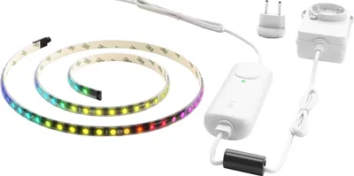 Obrázek produktu pro TWINKLY TWL100STW-WEU Dekorativní osvětlení vnitřní, LED pásek, 100 RGB LED světel, délka pásku 1,5 m, Bluetooth, WiFi, voděodolnost IP20