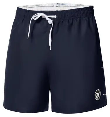 Image de Ladeheid Hommes Short de bain Beachshorts Pantalon de natation LA40-198 (bleu marine, M)