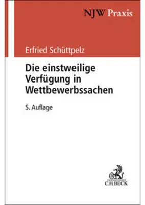 Image de Die einstweilige Verfügung in Wettbewerbssachen