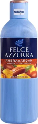 Zdjęcie produktu dla Żel Pod Prysznic Felce Azzurra Amber I Argan 650 Ml