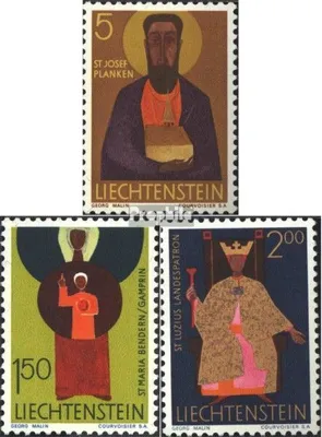 Produktbild von Briefmarken Liechtenstein 1968 Mi 500-502 (kompl.Ausg.) gestempelt Kirchenpatrone