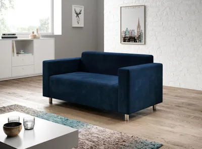 Produktbild von DALNIM Zweisitzer-Sofa - dunkelblau