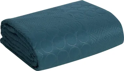 Immagine prodotto di Eurofirany Copriletto decorativo 220x240 Boni 5 turchese scuro geometrico