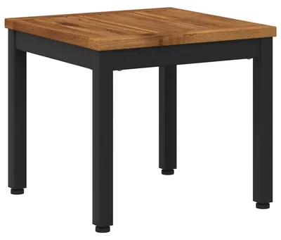 Productafbeelding van Natuurlijke en zwarte salontafel, 40 x 40,5 x 36 cm