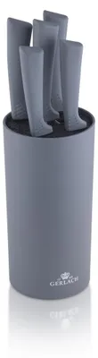 Messerblock-Set Smart Grey, 5-teilig, rostfreier Stahl, Grau