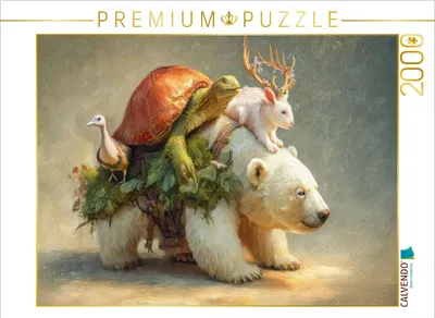 Produktbild von CALVENDO Puzzle Humorvolle Tiere | 2000 Teile Lege-Größe 90x67cm Foto-Puzzle für glückliche Stunden
