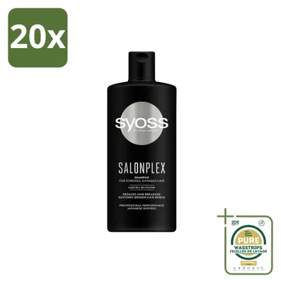 Produktbild von 20 x Syoss Salonplex Shampoo - Schutz für koloriertes Haar - 440 ml - Vorratspackung - 20 Stücke