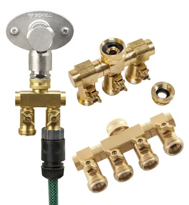 Image de Water distributor 2-way external thread 3/4"