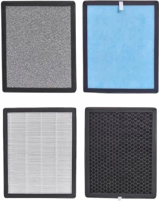 Obrázek produktu pro OMNA | Čistička vzduchu K9 - 33,5 cm x 26,5 cm x 2 cm - HEPA a aktivní uhlí - proti smogu a zápachu