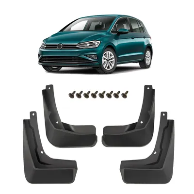 Produktbild von Schmutzfänger 4er-Set mit Befestigungssatz passend für Volkswagen Golf Sportsvan 2018–2020 Facelift