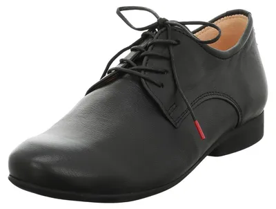 Image de Think GUAD Chaussures dames - Chaussures basses à lacets élégantes noires NEU
