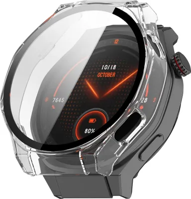 Immagine prodotto di Per Honor Watch 5 Ultra Plastic Design Case + 9H vetro temperato trasparente