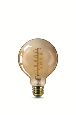 Produktbild von Philips Filament-Lampe Bernstein 25W G93 E27, 4 W, 25 W, E27, 250 lm, 15000 h, Flame