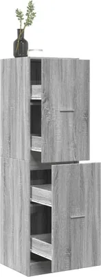 Produktbild von "im Sonderangebot"Apothekerschrank Grau Sonoma 40x41x144,5cm Holzwerkstoff Promotion437782 - Kommoden