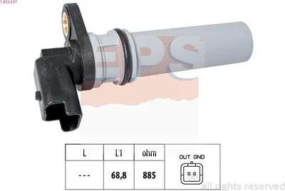 Produktbild von EPS Drehzahlsensor 1.953.537 für OPEL Corsa D Schrägheck (S07)