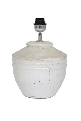 Zdjęcie produktu dla Light & Living Podstawa lampy Ø25 H35 cm TOBA średnia antyczna biel