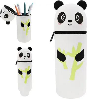 Produktbild von Federmäppchen 2-in-1, weiches Silikon, 18,5 cm, wasserfest, für Kinder